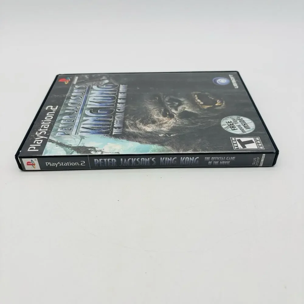 Peter Jackson's King Kong (Sony PlayStation 2 PS2) Complete W/ Manual + Ticket